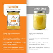 Sukriti A2 Gir Cow Ghee | Traditional Bilona Method A2 Cow Ghee | 500 ml